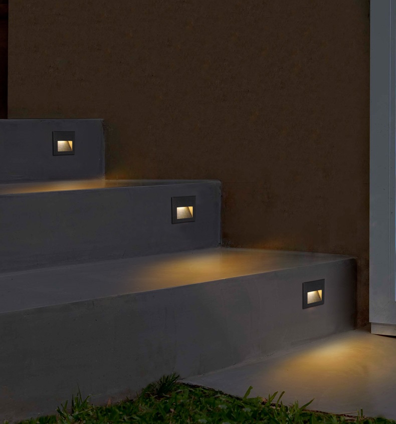 LEDデッキステップライト 15LED IP65防水 地下ラ - Outdoor Daybed Furniture のレビューと価格